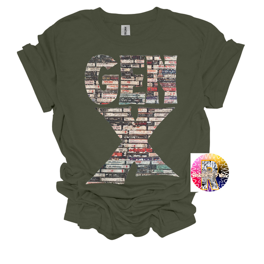Gen X, 80s Rock Cassettes, 80s Tee, 80s Music, 80s Reunion, Retro, Vintage, Gift, 80s Birthday, 80s Vibe, Party, Mix Tape, Concert Tee, Cute