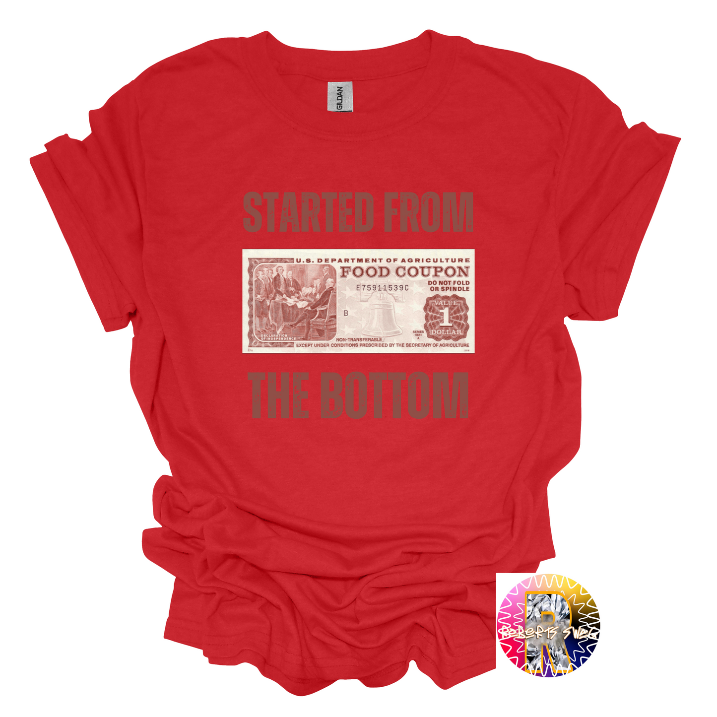 Started from the Bottom Shirt, food Stamps, Funny shirt, Gift, trending,