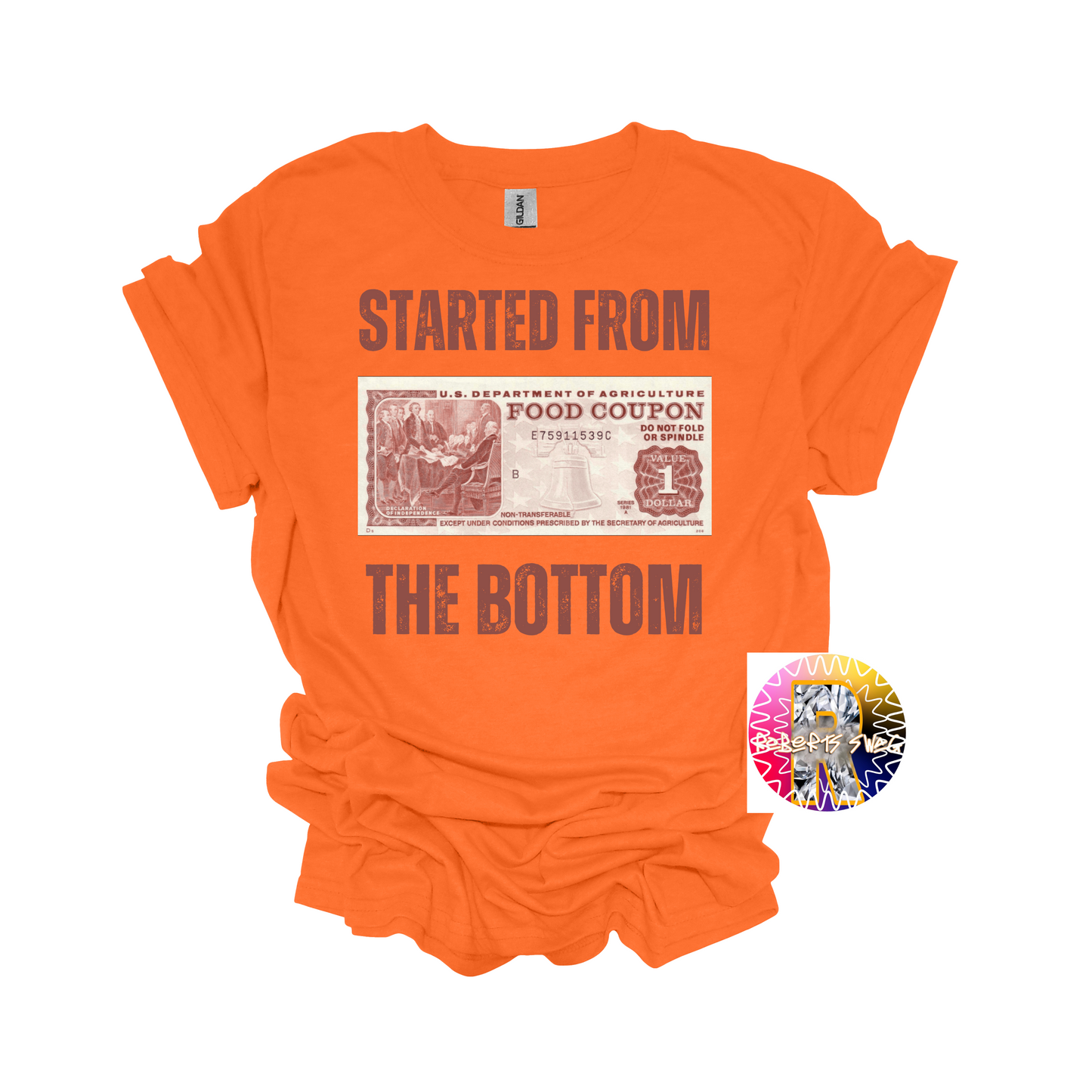 Started from the Bottom Shirt, food Stamps, Funny shirt, Gift, trending,