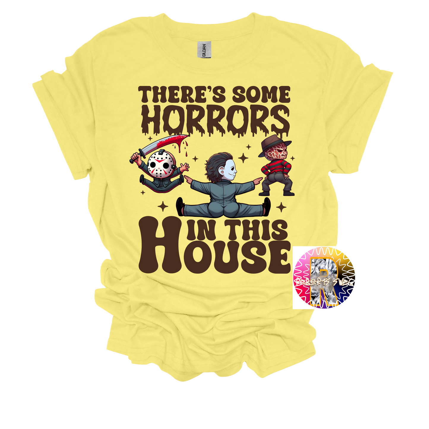 There's Some Horrors in this house t-shirt scary movie