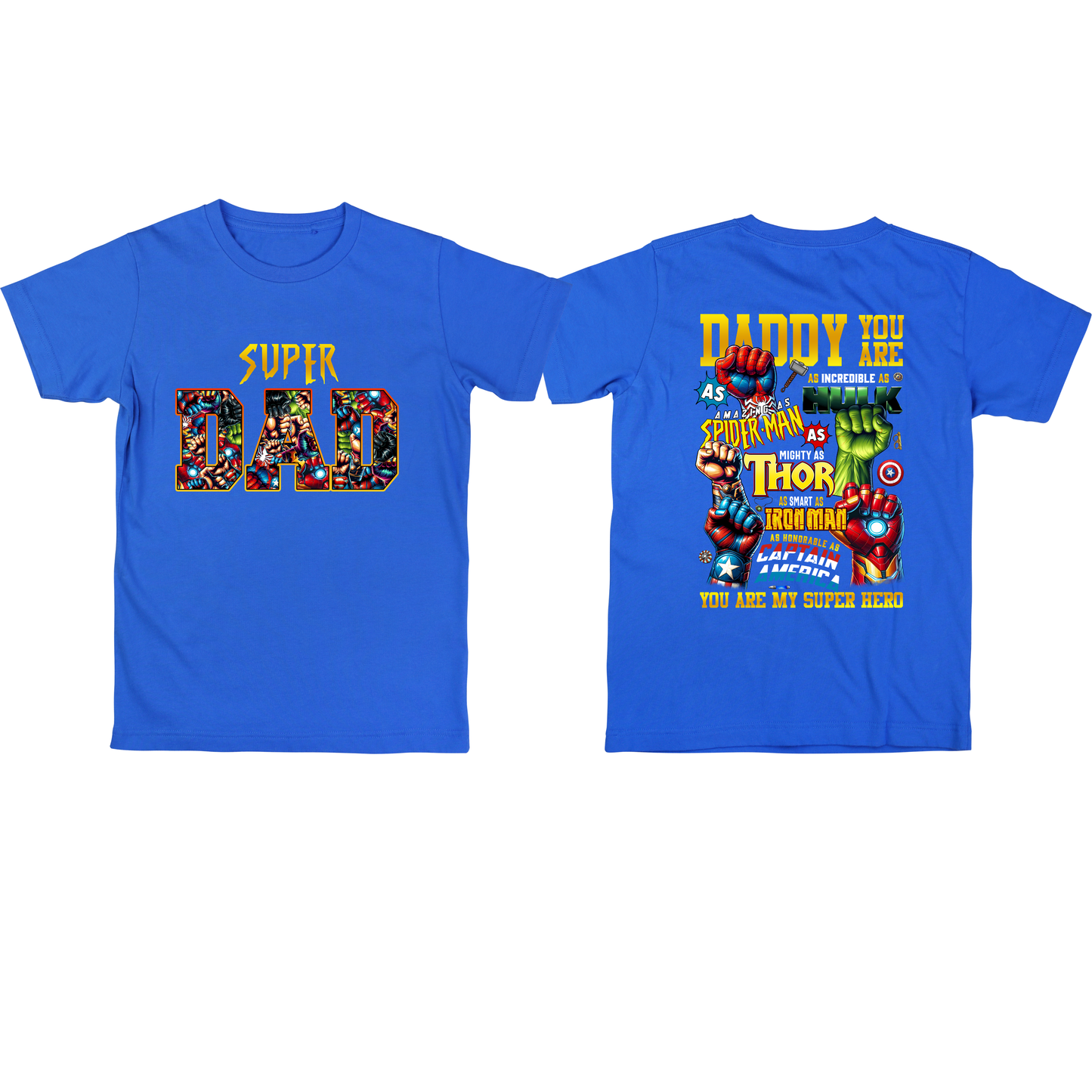 Super Dad Marvel Inspired Shirt | Father’s Day Superhero Tee | Daddy You Are My Super Hero Shirt | Comic Style Dad Gift | Avengers Inspired T-Shirt