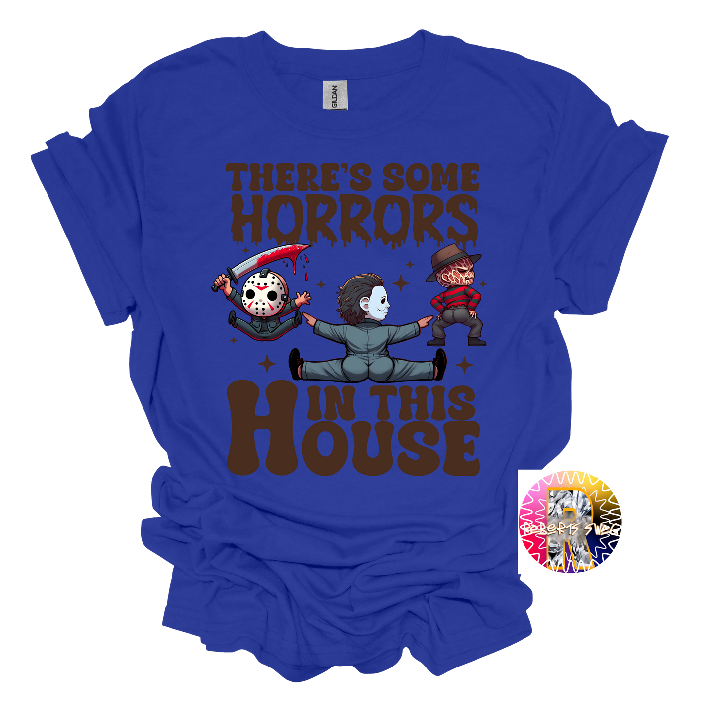 There's Some Horrors in this house t-shirt scary movie