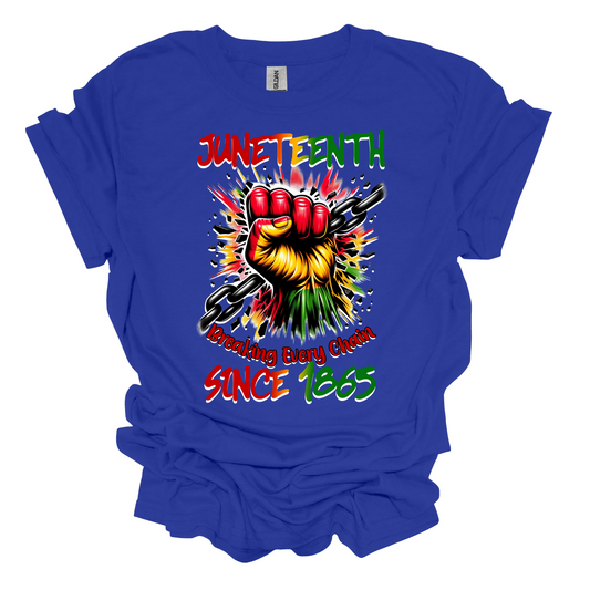 Juneteenth Breaking Every Chain, Juneteenth, free-ish, freedom 1856, Black History, Human rights, Equality Tee,