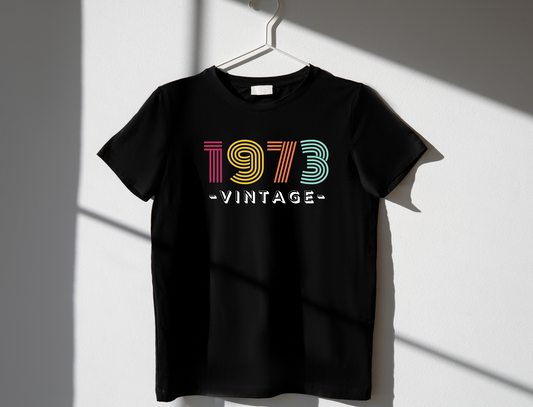 Vintage Retro 1973 Birthday Shirt 50th Birthday Shirt